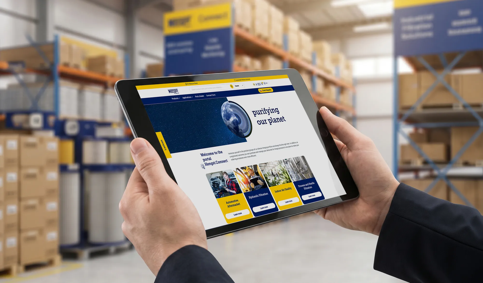 Lancio del portale e-commerce Hengst Connect